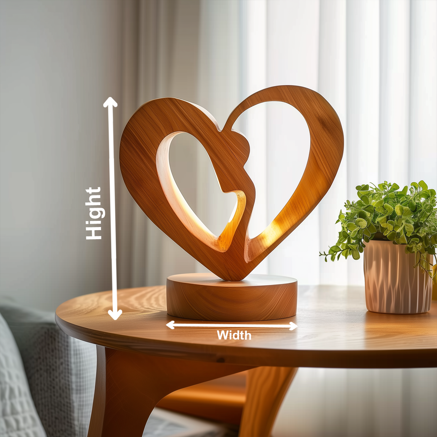 Hand-Carved Wooden Couple Hug Sculpture, Romantic Abstract Love Statue, Anniversary Wedding Gift, Modern Minimal Home Decor